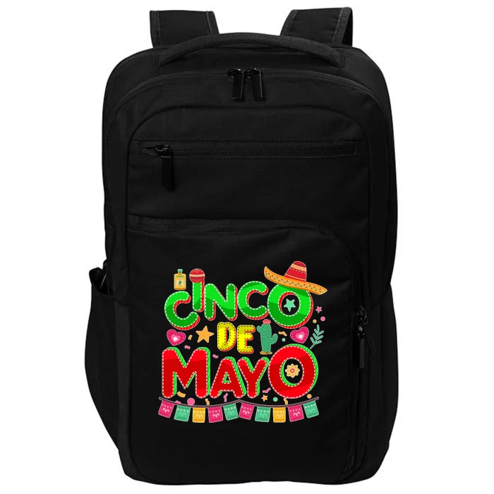 Festive Cinco De Mayo Impact Tech Backpack