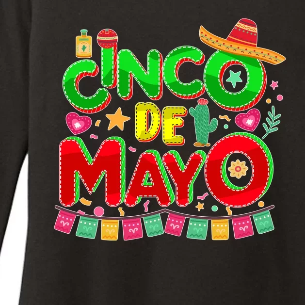 Festive Cinco De Mayo Womens CVC Long Sleeve Shirt