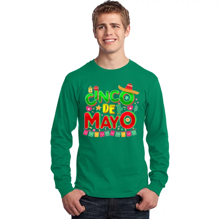 Festive Cinco De Mayo Long Sleeve Shirt