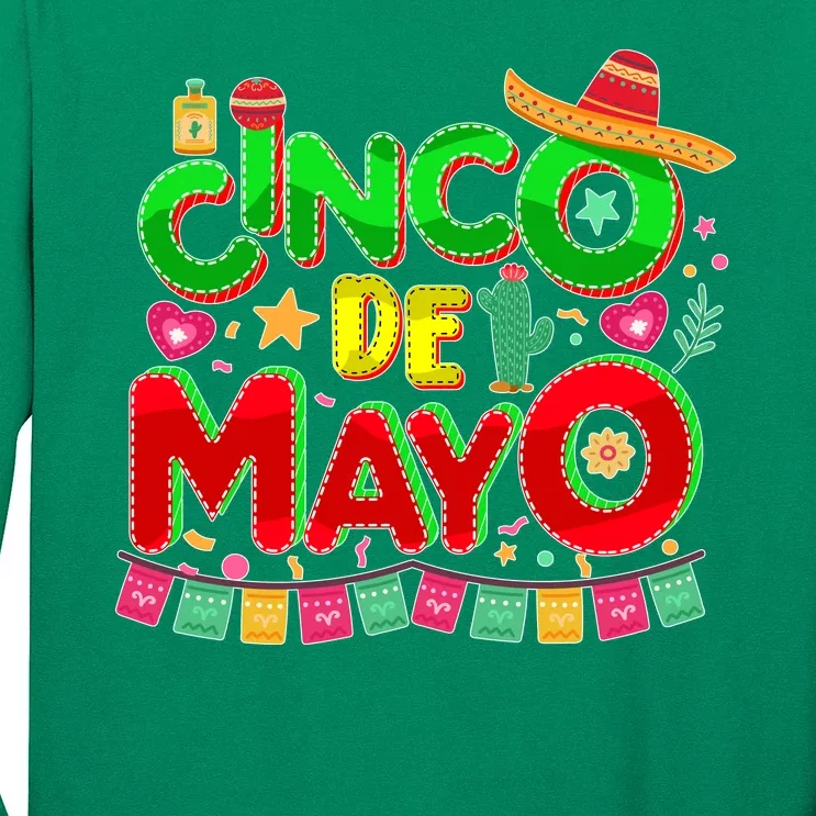 Festive Cinco De Mayo Long Sleeve Shirt