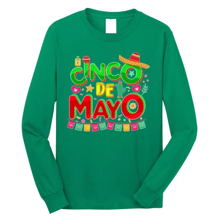 Festive Cinco De Mayo Long Sleeve Shirt