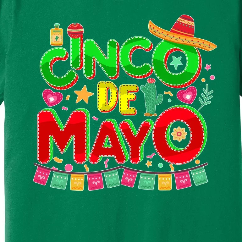 Festive Cinco De Mayo Premium T-Shirt