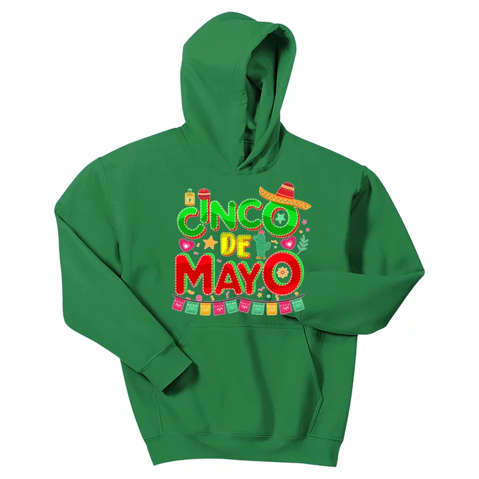 Festive Cinco De Mayo Kids Hoodie