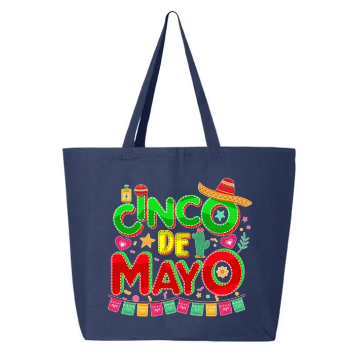 Festive Cinco De Mayo 25L Jumbo Tote