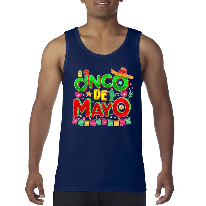 Festive Cinco De Mayo Tank Top