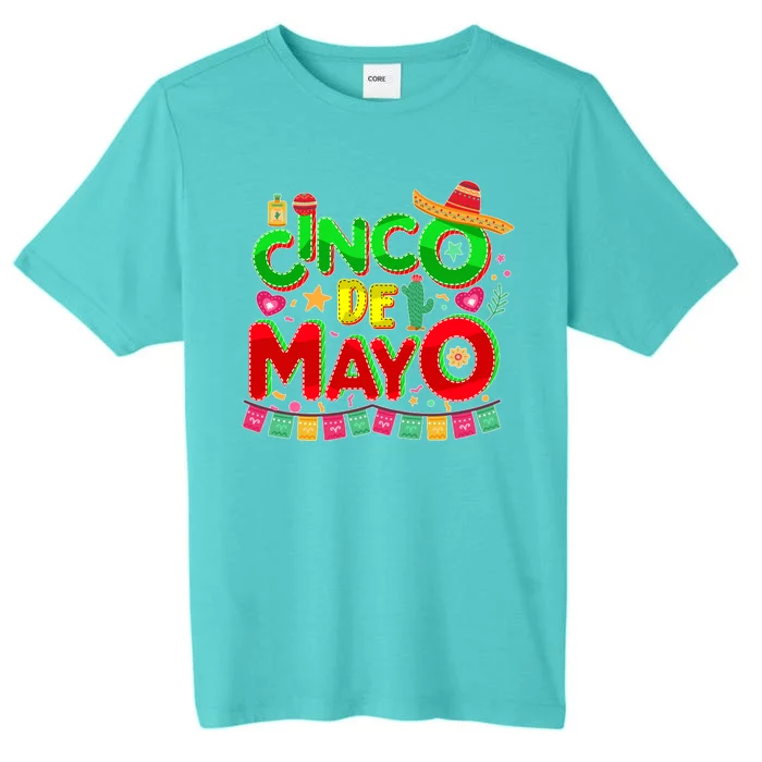 Festive Cinco De Mayo ChromaSoft Performance T-Shirt