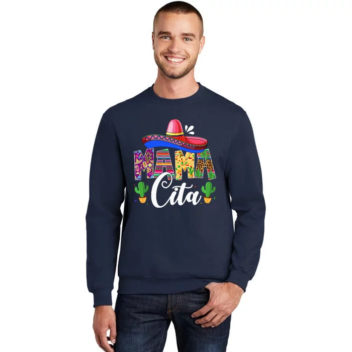 Funny Cinco De Mayo Mamacita Festival Leopard Lover Tall Sweatshirt