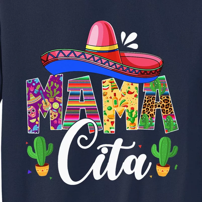 Funny Cinco De Mayo Mamacita Festival Leopard Lover Tall Sweatshirt