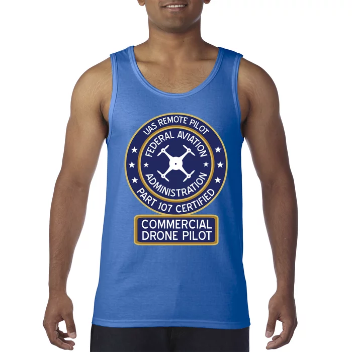 Faa Commercial Drone Pilot Gift Tank Top