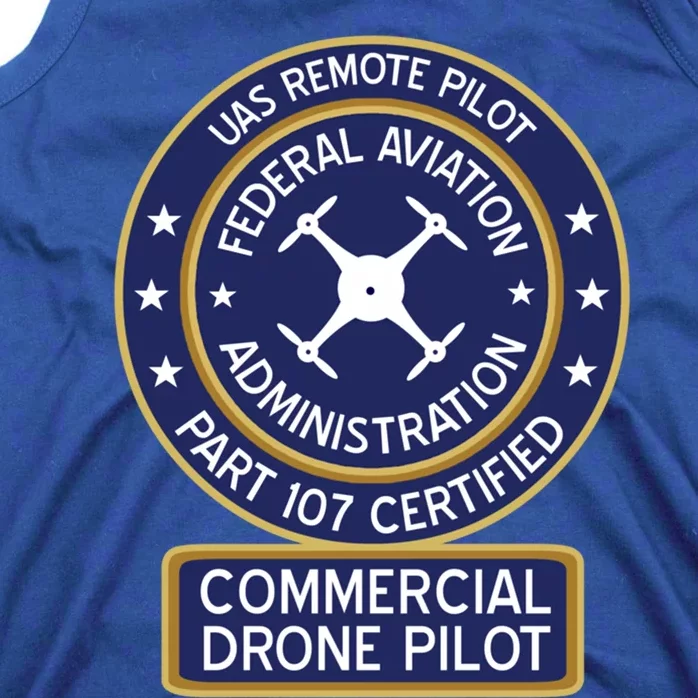 Faa Commercial Drone Pilot Gift Tank Top