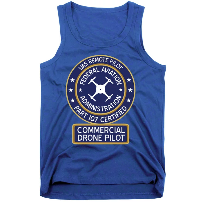 Faa Commercial Drone Pilot Gift Tank Top