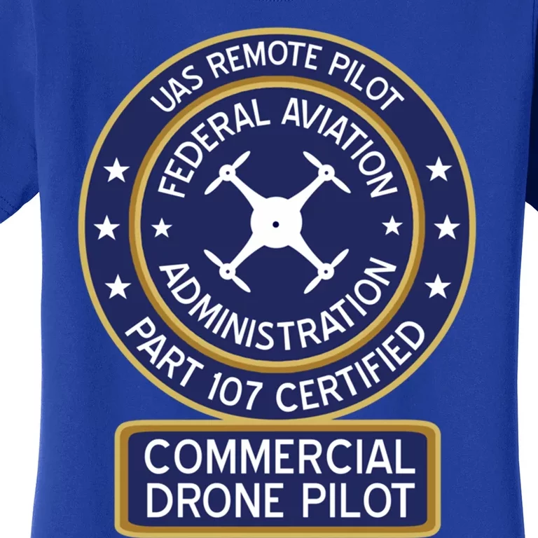 Faa Commercial Drone Pilot Gift Women's T-Shirt