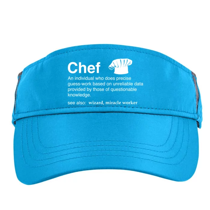 Funny Chef Definition Gift For Souschefs Gift Adult Drive Performance Visor