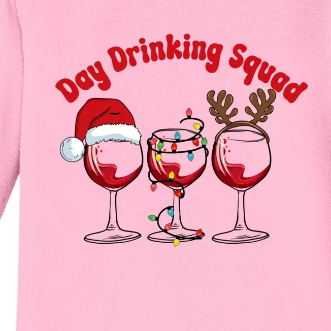 Funny Christmas Day Ing Squad As Funny Christmas Squad Gift Baby Long Sleeve Bodysuit