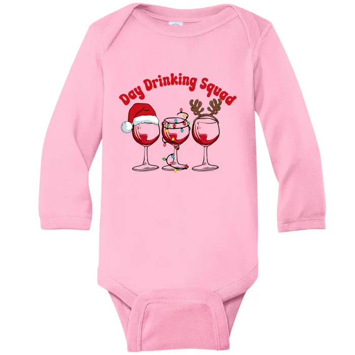 Funny Christmas Day Ing Squad As Funny Christmas Squad Gift Baby Long Sleeve Bodysuit