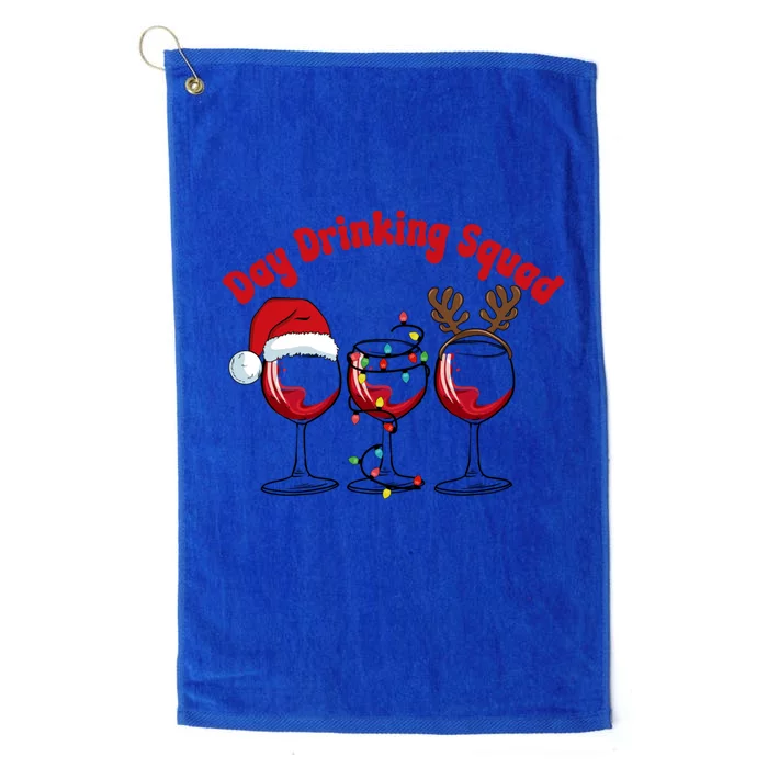 Funny Christmas Day Ing Squad As Funny Christmas Squad Gift Platinum Collection Golf Towel