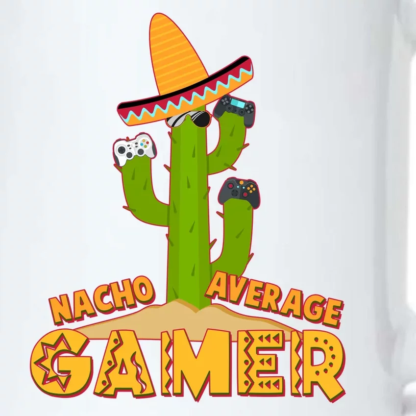 Funny Cinco De Mayo Nacho Average Gamer Cactus Gamer Black Color Changing Mug