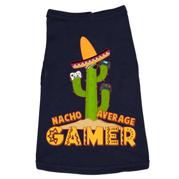 Funny Cinco De Mayo Nacho Average Gamer Cactus Gamer Doggie Tank