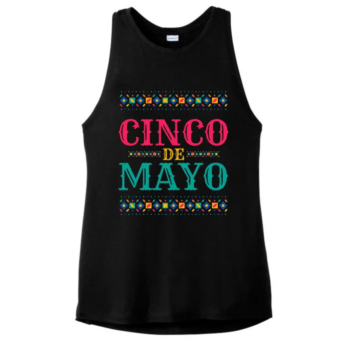 Funny Cinco De Mayo For Mexican Party Ladies Tri-Blend Wicking Tank