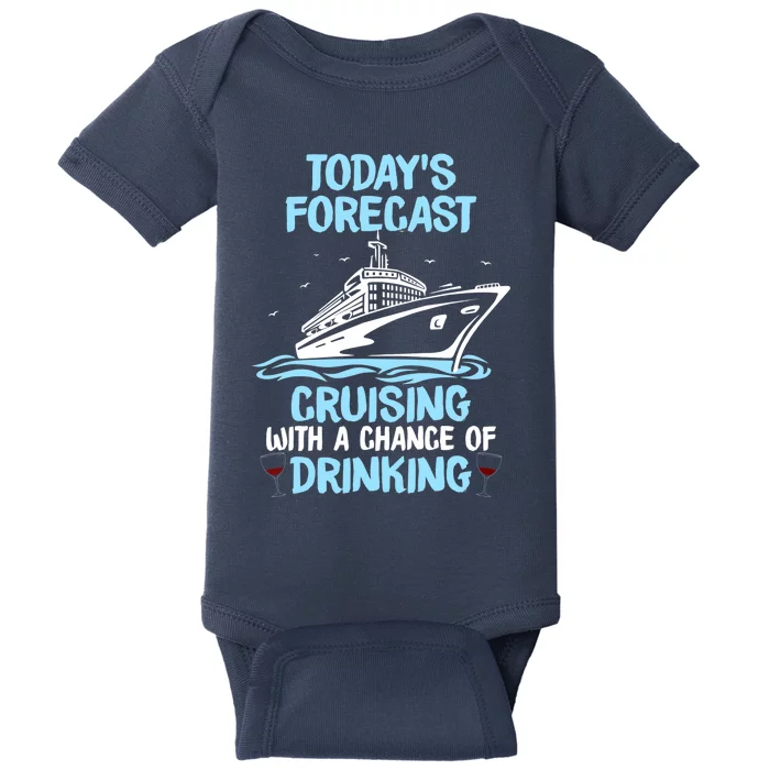 Funny Cruise Design For Cruising Boat Trip Lovers Baby Bodysuit