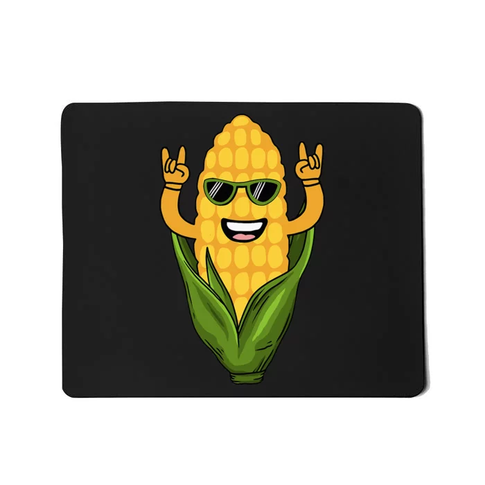 Funny Corn Design For Sweet Corn On The Cob Lovers Mousepad