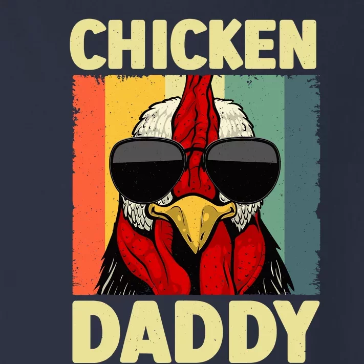 Funny Chicken Daddy Design For Dad Farmer Chicken Lover Toddler Long Sleeve Shirt