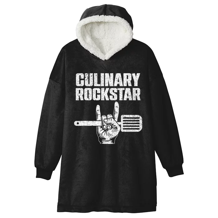 Funny Culinary Design For Chef Cook Culinary Lover Hooded Wearable Blanket