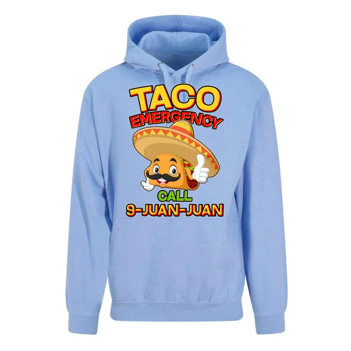 Funny Cinco De Mayo Taco Emergency Call 9 Juan Juan Unisex Surf Hoodie