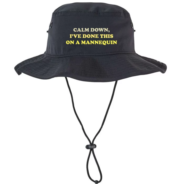 Funny Calm Down I've Done This On A Mannequin Legacy Cool Fit Booney Bucket Hat