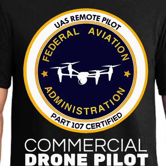 Faa Commercial Drone Pilot Pajama Set