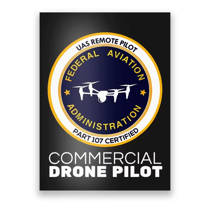 Faa Commercial Drone Pilot Poster