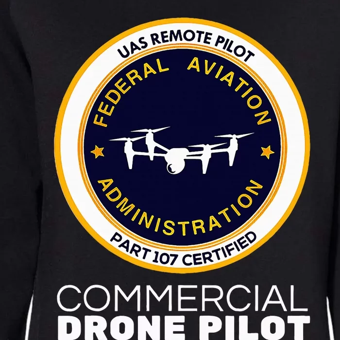 Faa Commercial Drone Pilot Womens California Wash Sweatshirt