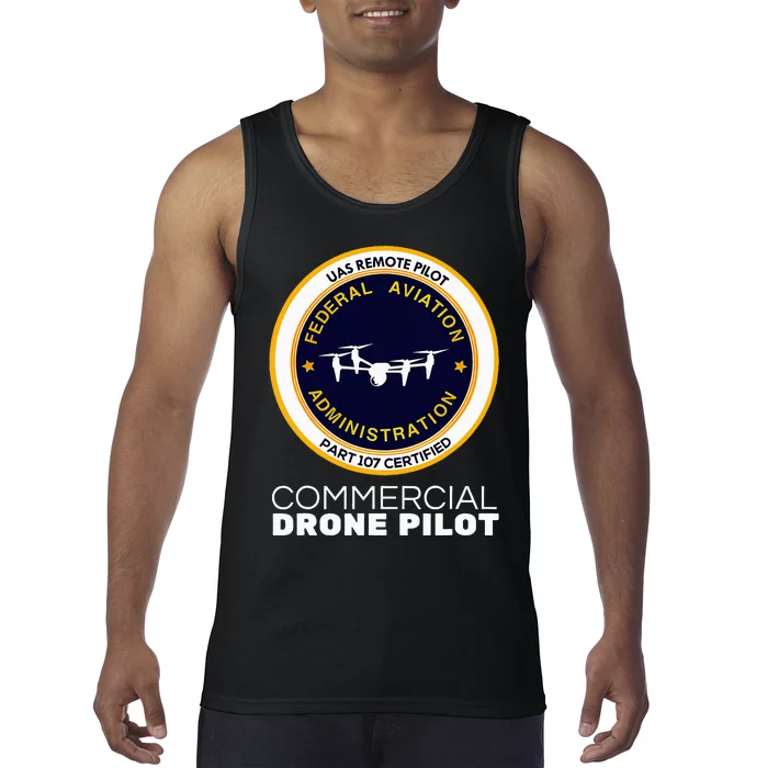 Faa Commercial Drone Pilot Tank Top