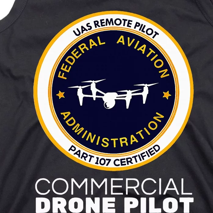 Faa Commercial Drone Pilot Tank Top