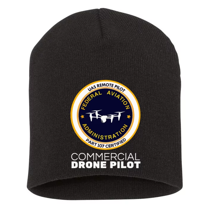 Faa Commercial Drone Pilot Short Acrylic Beanie