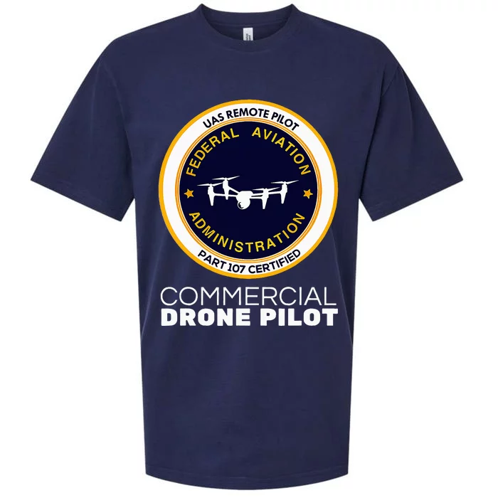 Faa Commercial Drone Pilot Sueded Cloud Jersey T-Shirt