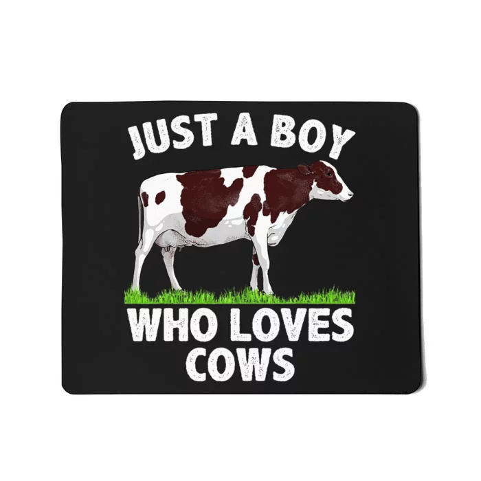 Funny Cow Design Cow Farmer Livestock Animal Mousepad