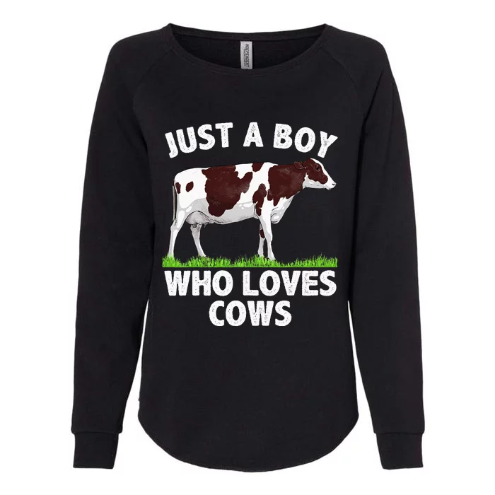 Funny Cow Design Cow Farmer Livestock Animal Womens California Wash Sweatshirt