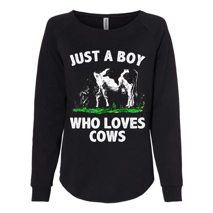 Funny Cow Design Cow Farmer Livestock Animal Womens California Wash Sweatshirt