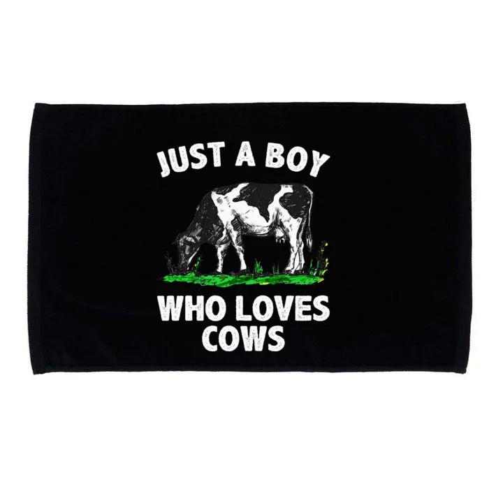 Funny Cow Design Cow Farmer Livestock Animal Microfiber Hand Towel