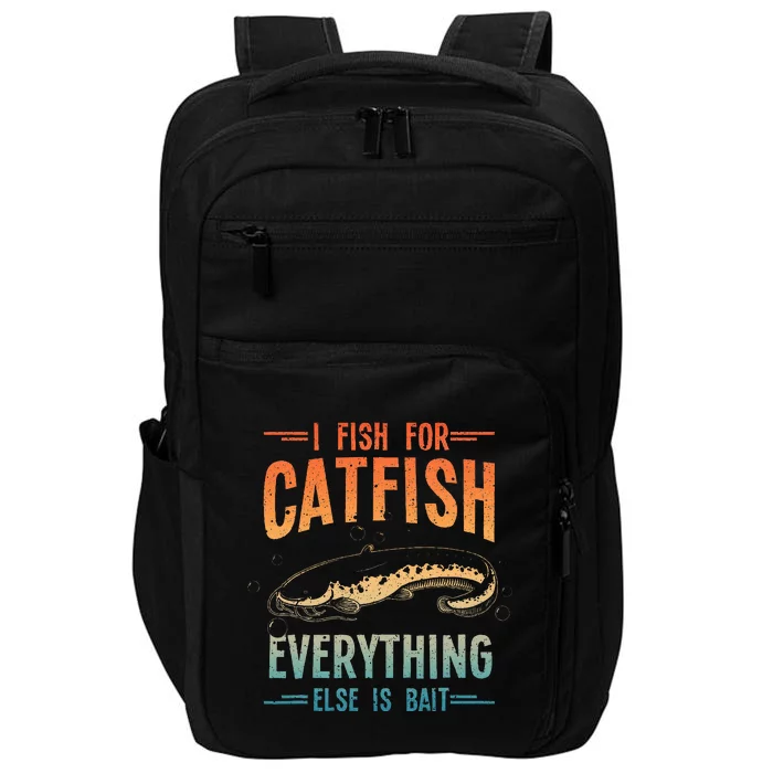 Funny Catfishing Design Catfish Fishing Hunter Impact Tech Backpack