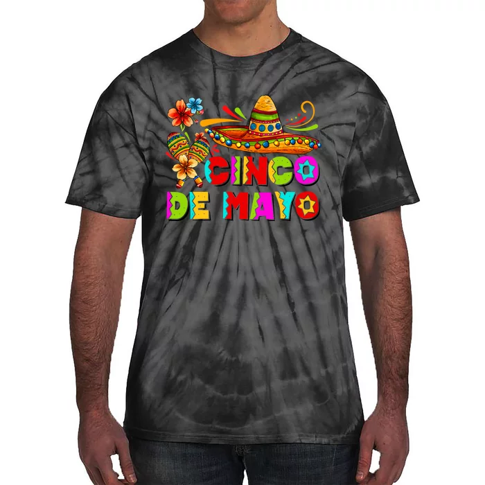 Funny Cinco De Mayo Mexican Fiesta 5 De Mayo Tie-Dye T-Shirt