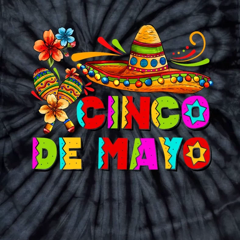 Funny Cinco De Mayo Mexican Fiesta 5 De Mayo Tie-Dye T-Shirt