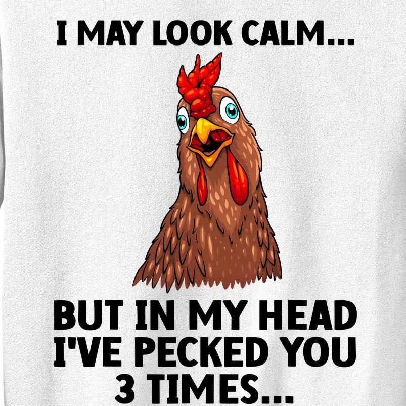 Funny Chicken Design Poultry Chicken Farmer Sweatshirt