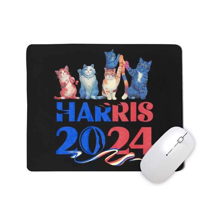 Funny Cat Design 2024 Childless Cat Lady Mousepad