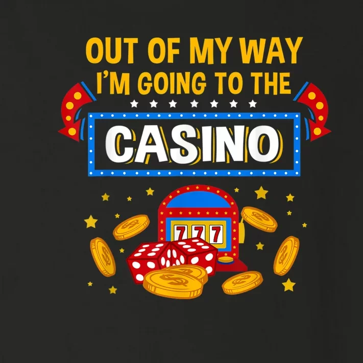 Funny Casino Design For Men Women Casino Gambler Gambling Toddler Long Sleeve Shirt