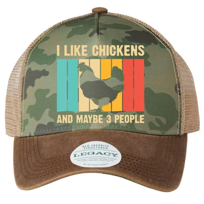 Funny Chicken Design Chicken Lover Men Women Farmers Life Legacy Tie Dye Trucker Hat