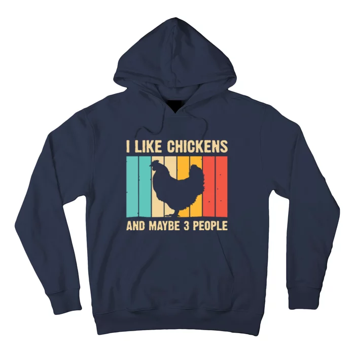 Funny Chicken Design Chicken Lover Men Women Farmers Life Hoodie