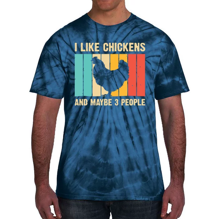 Funny Chicken Design Chicken Lover Men Women Farmers Life Tie-Dye T-Shirt