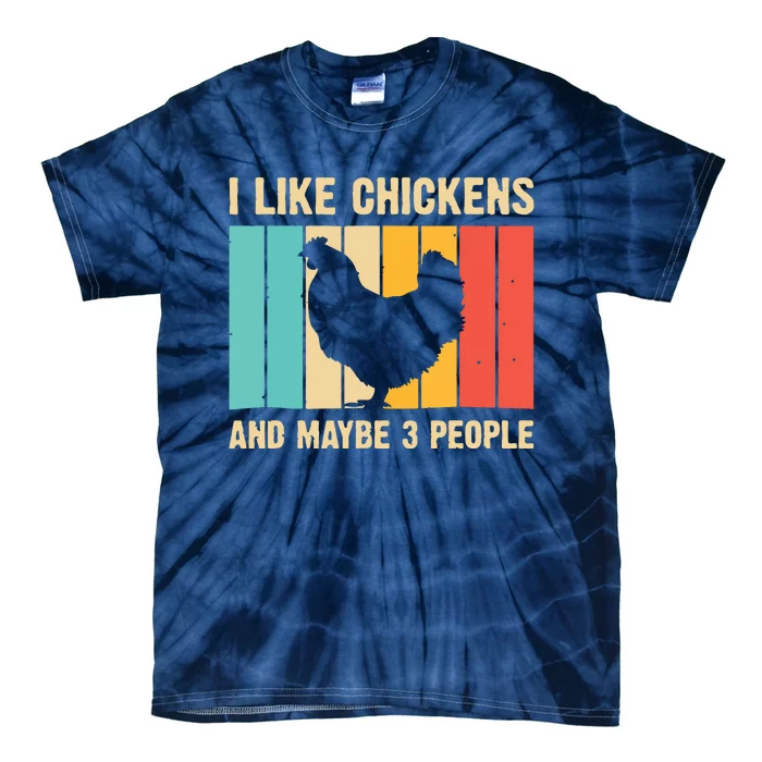 Funny Chicken Design Chicken Lover Men Women Farmers Life Tie-Dye T-Shirt